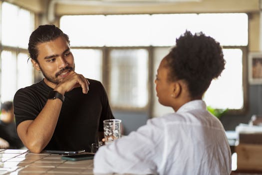 Women engaging in a podcast community discussion
