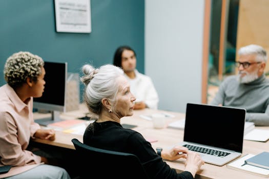 collaborative team meeting
