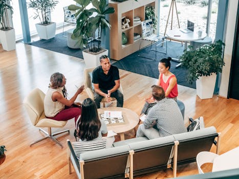 team brainstorming diverse ideas