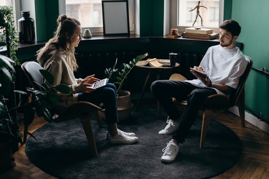 women networking online