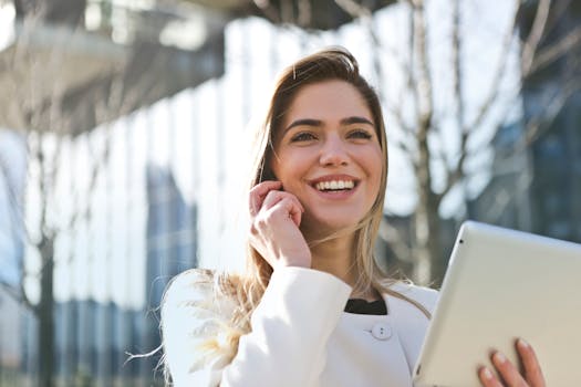 professional woman smiling