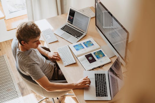 coding challenges on a laptop